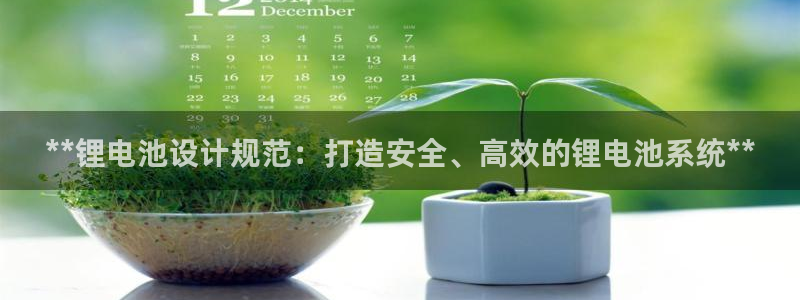 尊龙d88ag旗舰厅：**锂电池设计规范：打造安全、高效的锂电池系统**