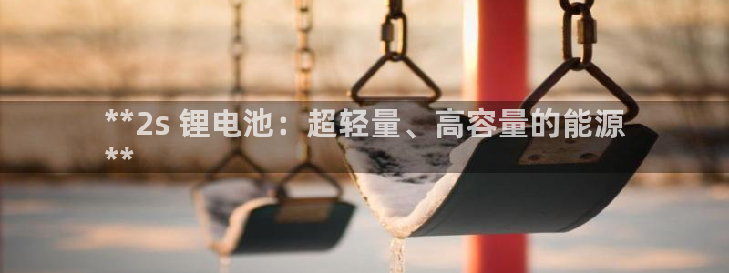 尊龙人生就是博客服：**2s 锂电池：超轻量、高容量的能源
**