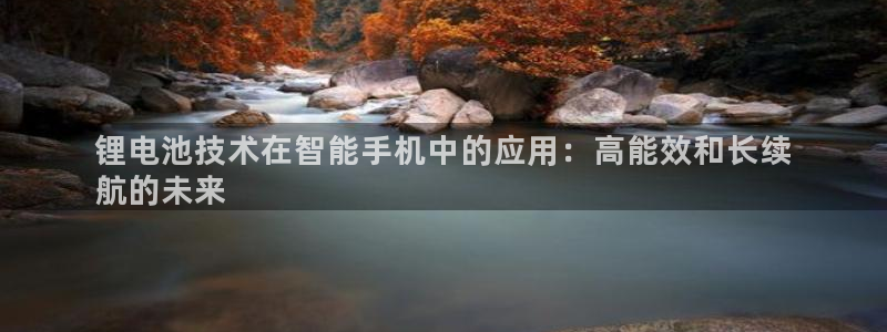 尊龙游戏官网：锂电池技术在智能手机中的应用：高能效和长续
航的未来